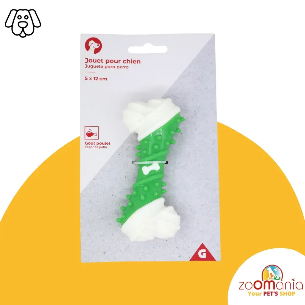 Dog toy green bone gifi