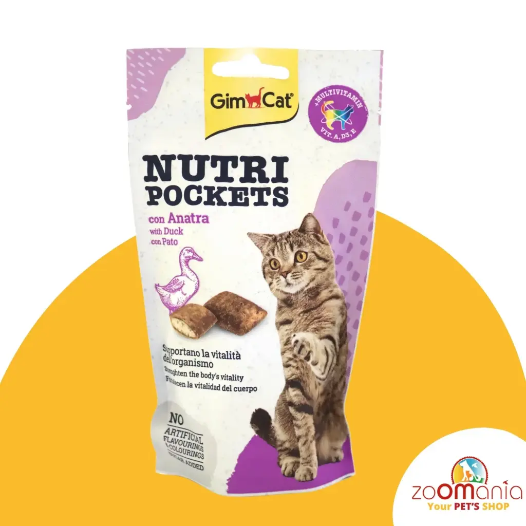 Gim Cat Nutripockets With Duck 60g