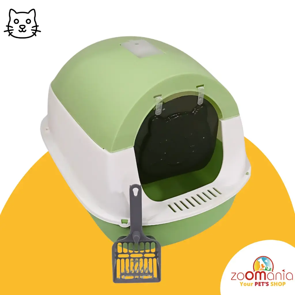 Large cat litter box with cover