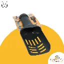 Litter scoop with bag support gifi