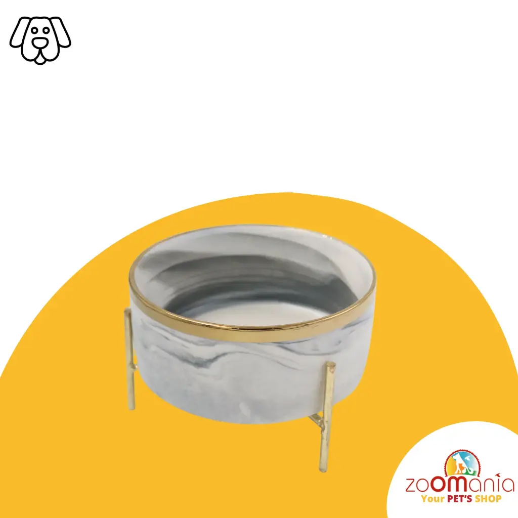 Porcelain bowl with stand
