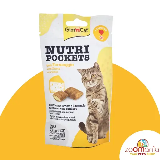 Gimcat nutripockets cheese 60g