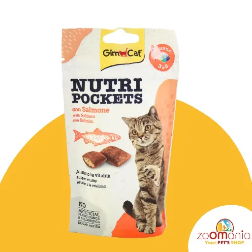 Gim Cat Nutri pockets With Salmon 60g 