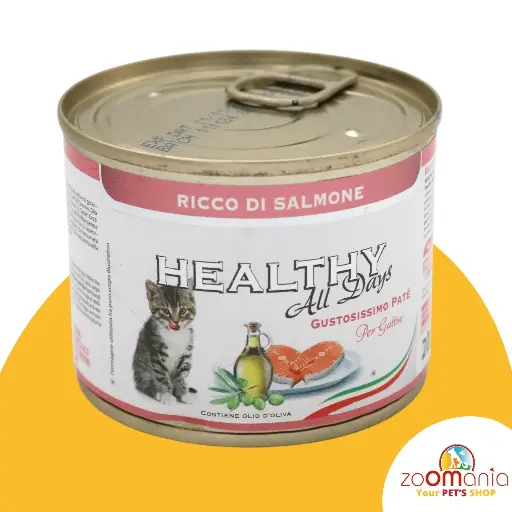 Healthy All Day Kitten For Cats Rich In Salmon 200g