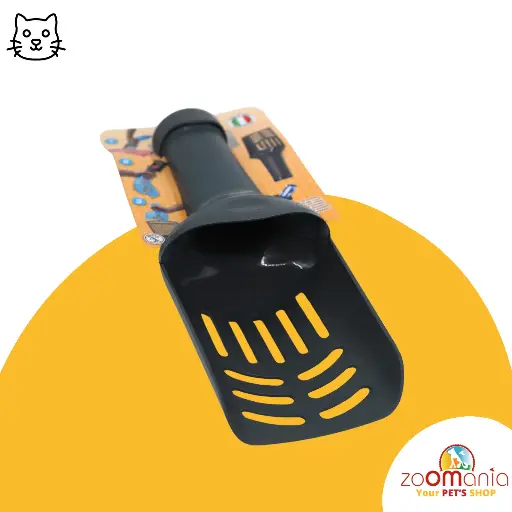 Litter scoop with bag support gifi