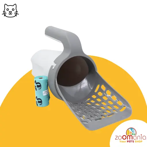 Litter scoop for bin gifi