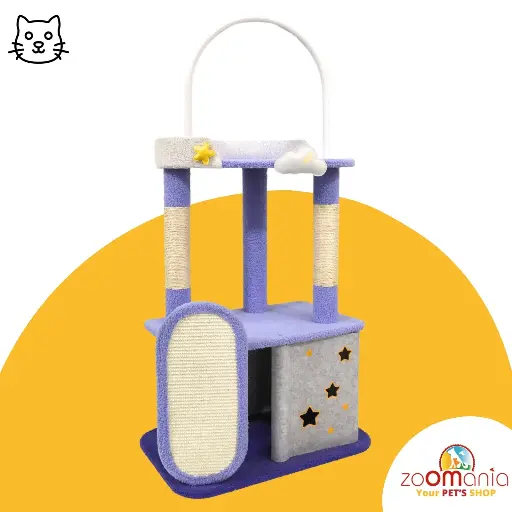 Purple Cat Tree